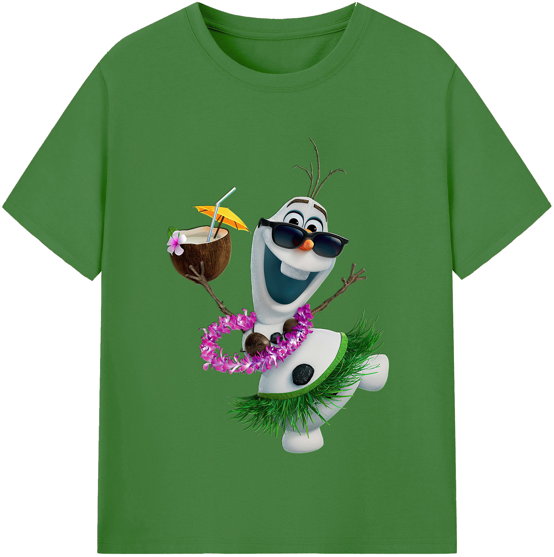 （画像用） アナと雪の女王 アンナ エルサ Frozen Anna Elsa レディースカジュアルプリントTシャツ（綿100％）